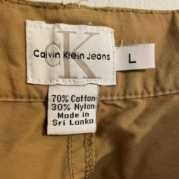 Calvin Klein Jeans Bermuda Shorts Men Large Brown - Picture 6 of 8